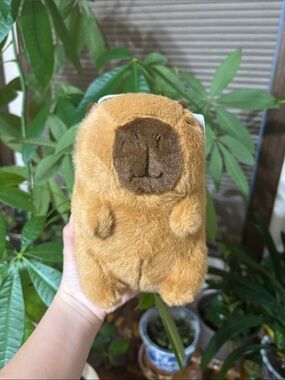 Plush Small Pet Toy - Soft Brown Plush Squirrel